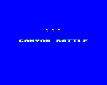 Canyon Battle (1983)(BBC)[a][CANYON] screen shot title